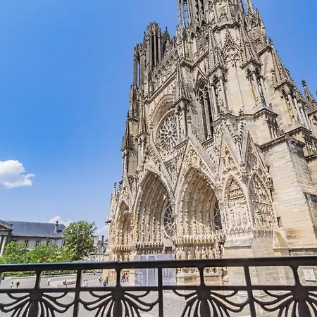 Au Pied De La Cathedrale #Vuemagique Appartement Reims Buitenkant foto